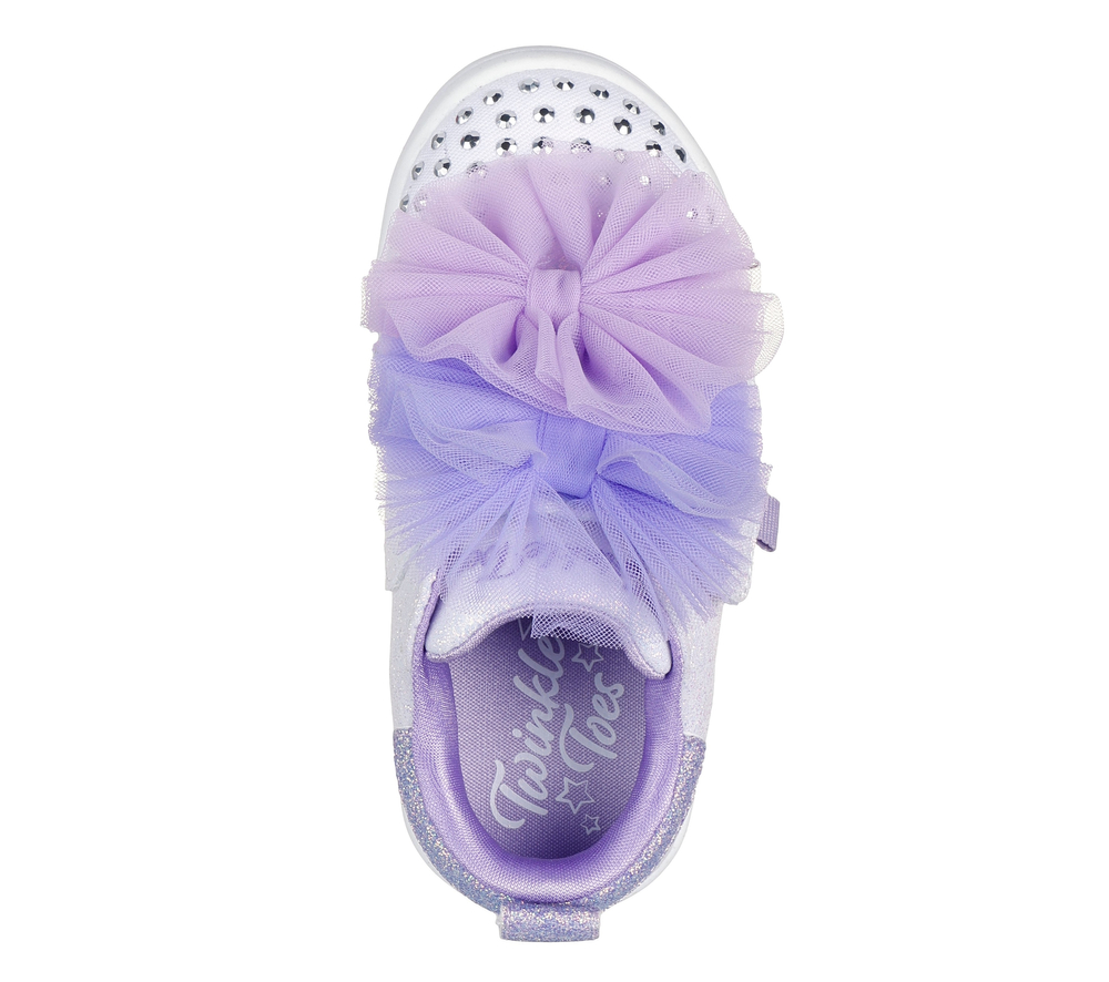 Skechers buty dziecięce Twinkle Toes - TWI-LITES 2.0 TUTU CUTE 314389N WLV white