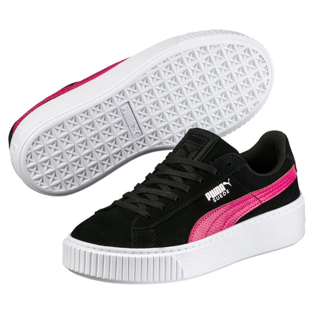 Puma Damen SUEDE PLATFORM SNK JR Schuhe 363906 01