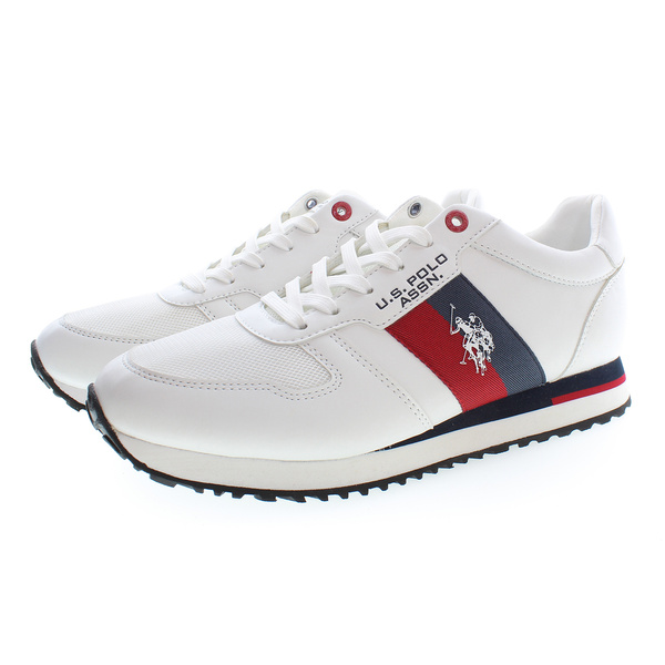 U.S.Polo Assn. męskie buty sneakersy  XIRIO003-WHI - białe
