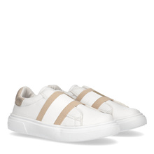 Tommy Hilfiger women's athletic shoes T3A4-32155-1383X048 White/Platinium