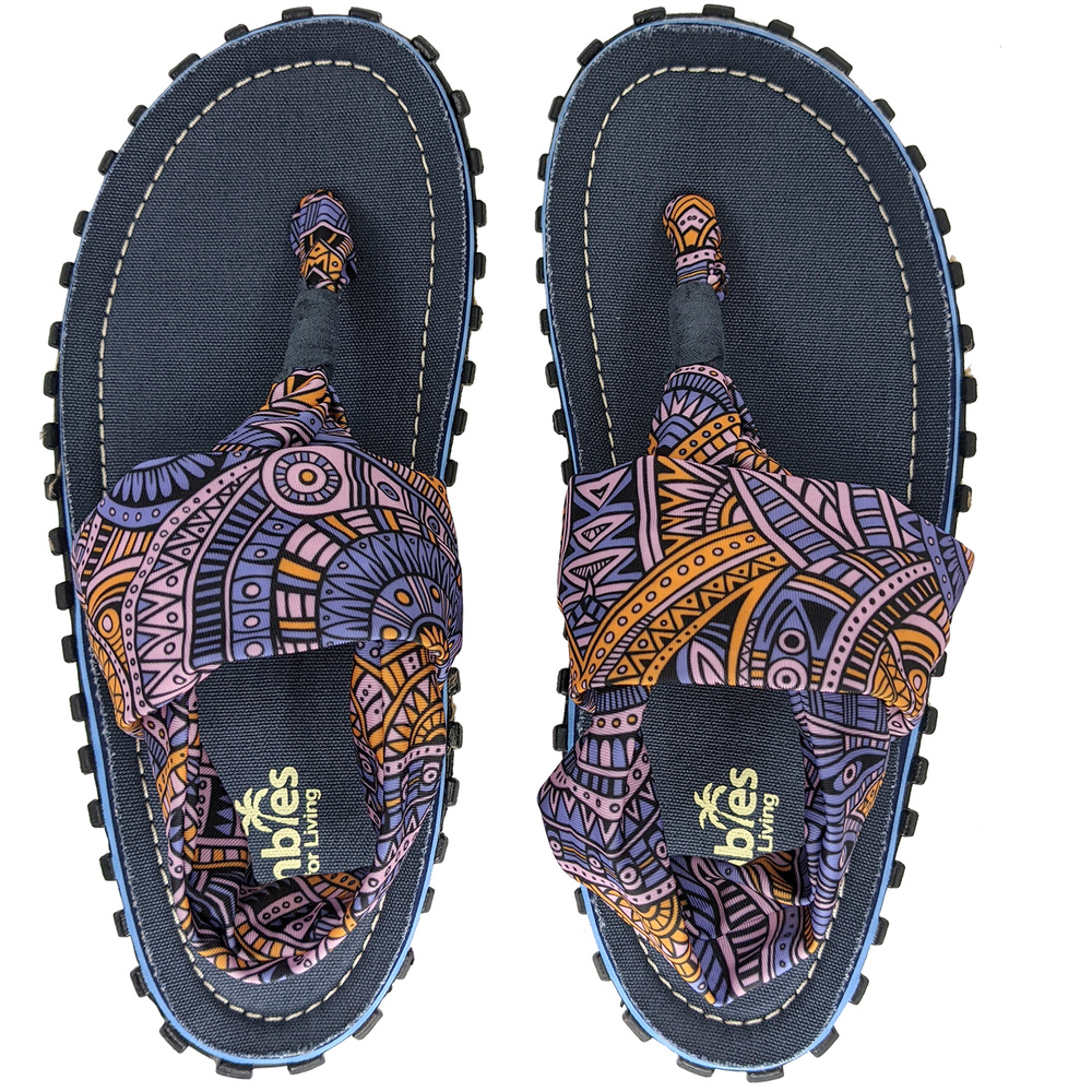 Gumbies - women's Slingback flip flops - Aztec