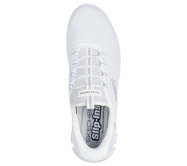 Skechers Herrenschuhe Slip-ins: Glide-Step - Noxus 233010 WHT weiß