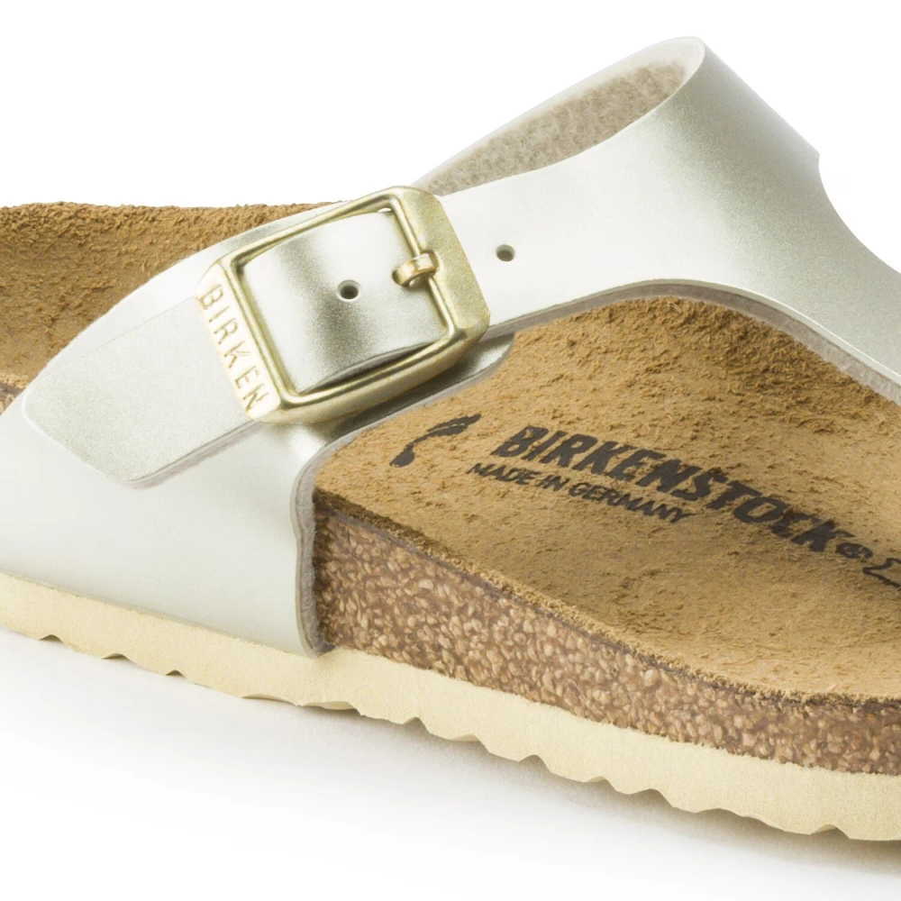 Birkenstock klapki japonki GIZEH KIDS BS Electric Metallic Gold 1015592 (szerokość standardowa)