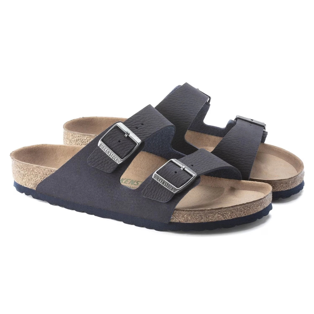 Birkenstock flip-flops Arizona BS 1023116 DESERT DUST INDIGO BLUE (standard width)