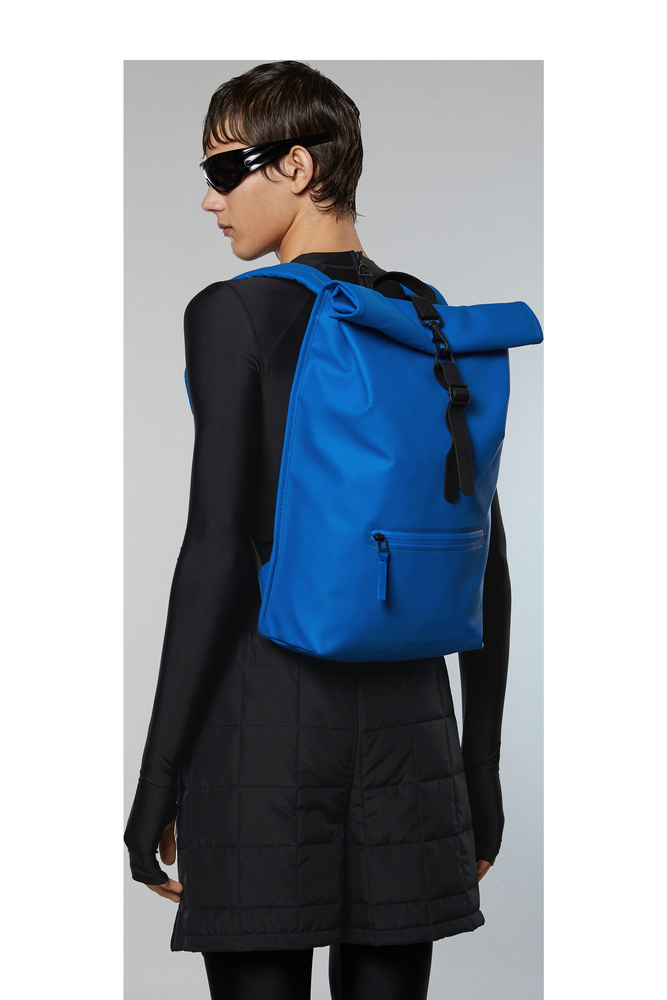 Rains waterproof backpack 48x32x11 cm 13L ROLLTOP RUCKSACK 13160 83 WAVES