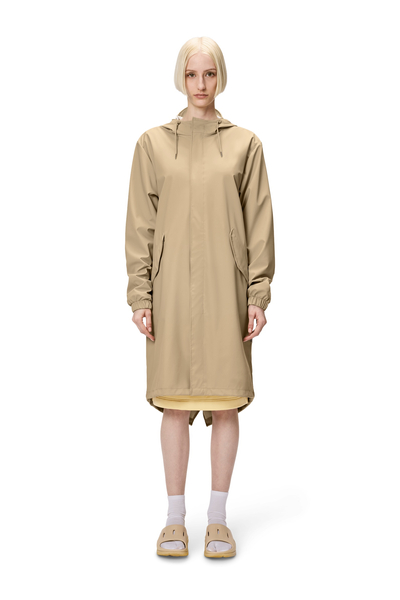 Rains unisex raincoat FISHTAIL PARKA W3 18140 24 SAND