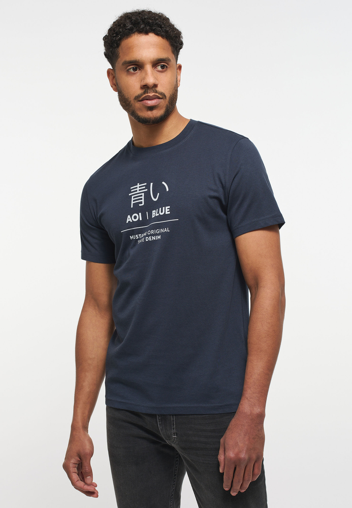 Mustang Herren Alex C PRINT T-Shirt 1013522 5330