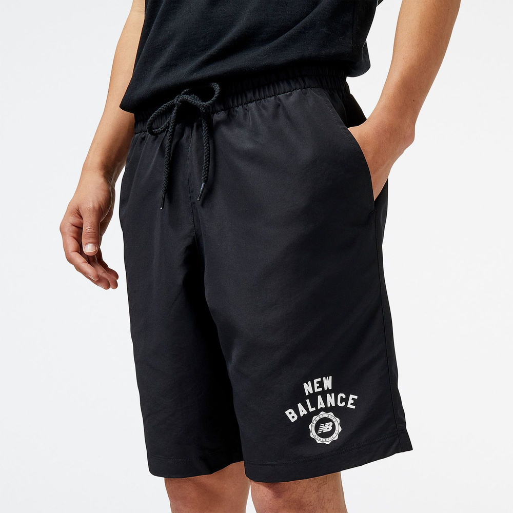 New Balance men's SPORT SEASONAL WOVEN SHORT BK MS31905BK shorts