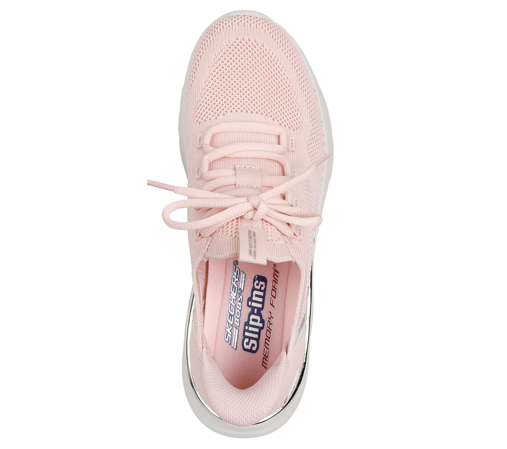 Skechers buty damskie sneakersy Slip-ins: BOBS Sport B Love - True Delight 117617 LTPK pink