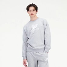 New Balance bluza ESSENTIALS STACKED LOGO FRENC AG MT31538AG