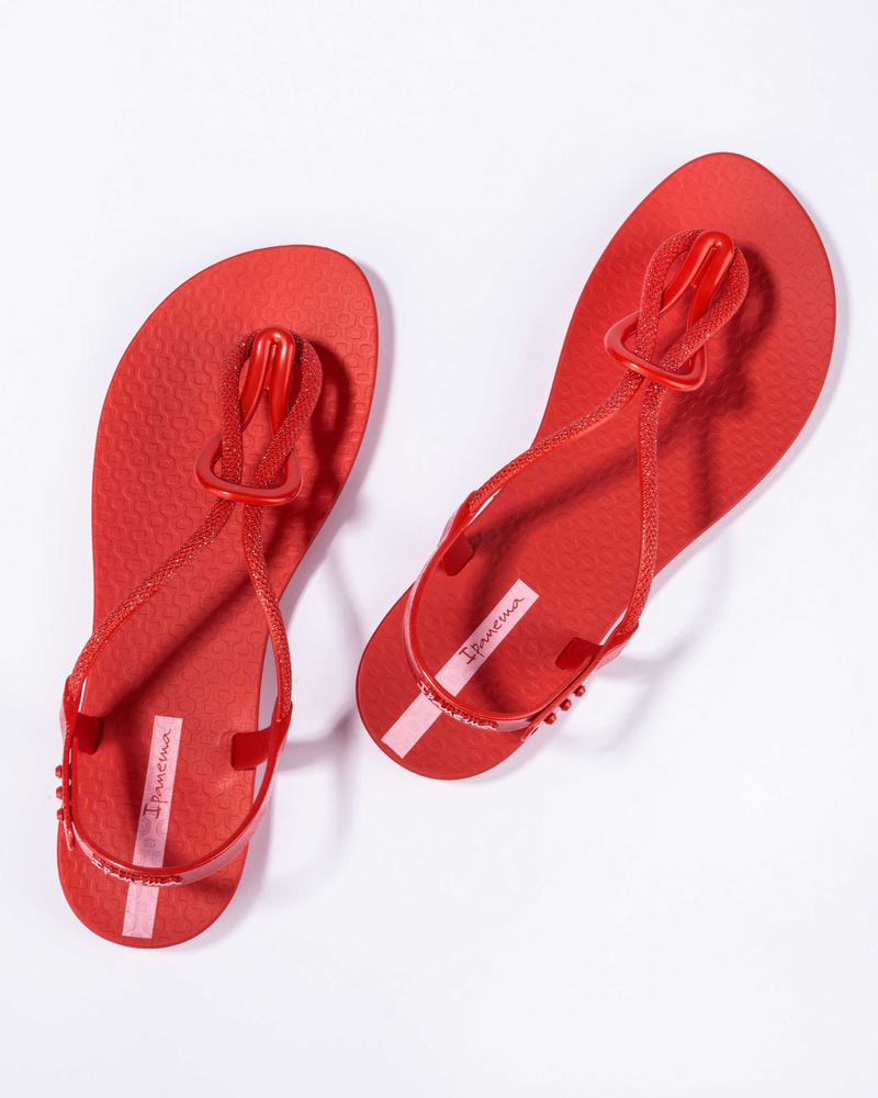 Ipanema women's Trendy Fem 83247 22353 flip flops - red