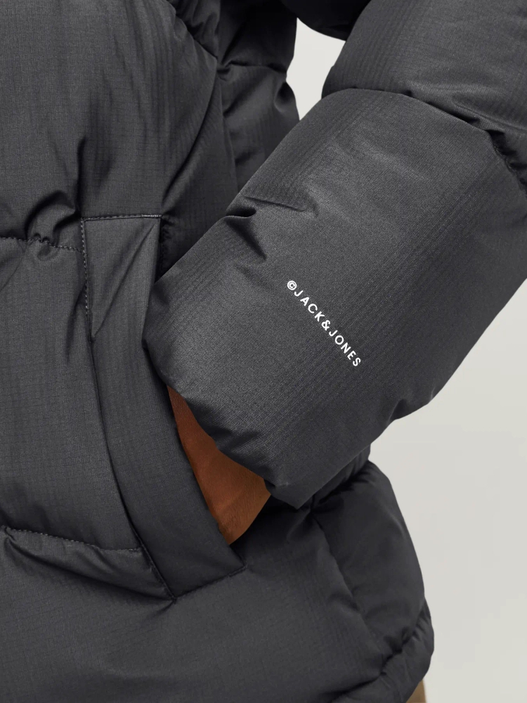 Jack&Jones men's down winter jacket JJWORLD PUFFER JACKET 12259850 ASPHALT