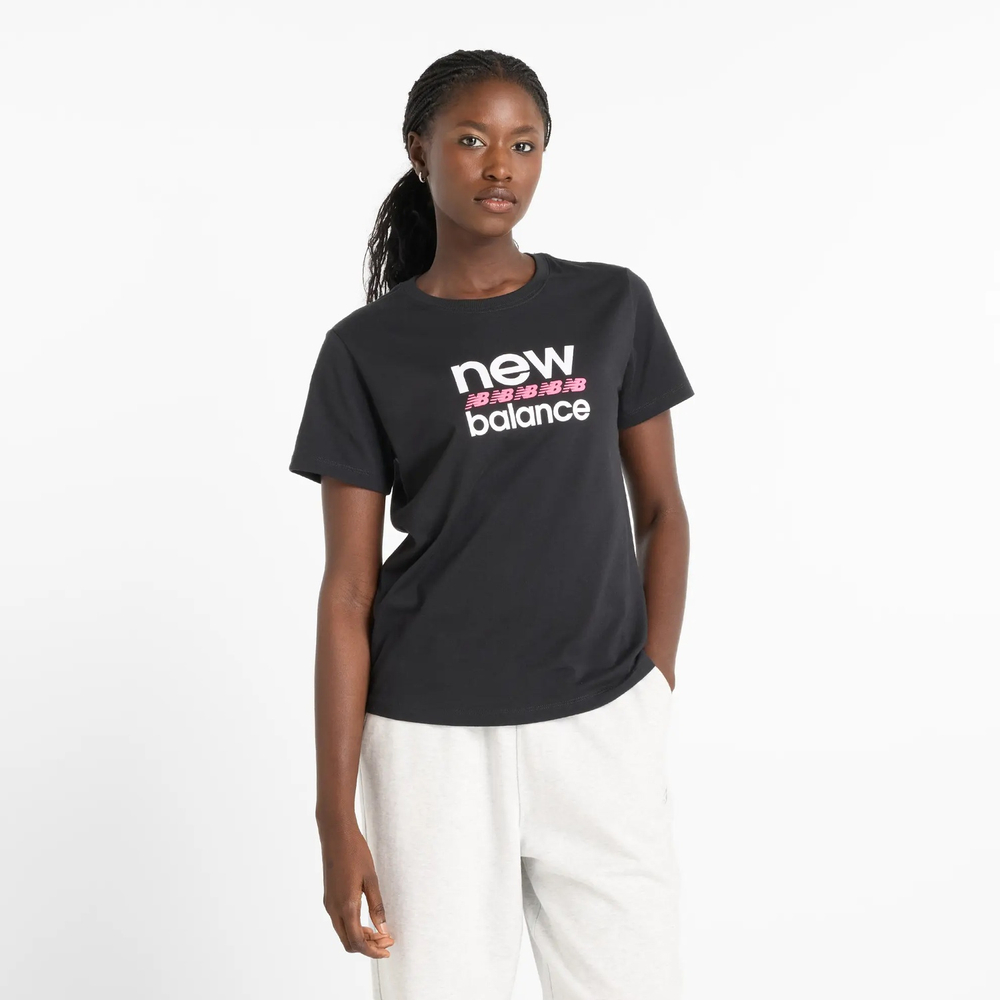 New Balance damska koszulka SPORT GRAPHIC T-SHIRT BK WT51540BK