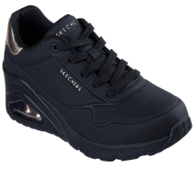 Skechers Damen Sportschuhe UNO WEDGE HI STEPS 177520 BBK