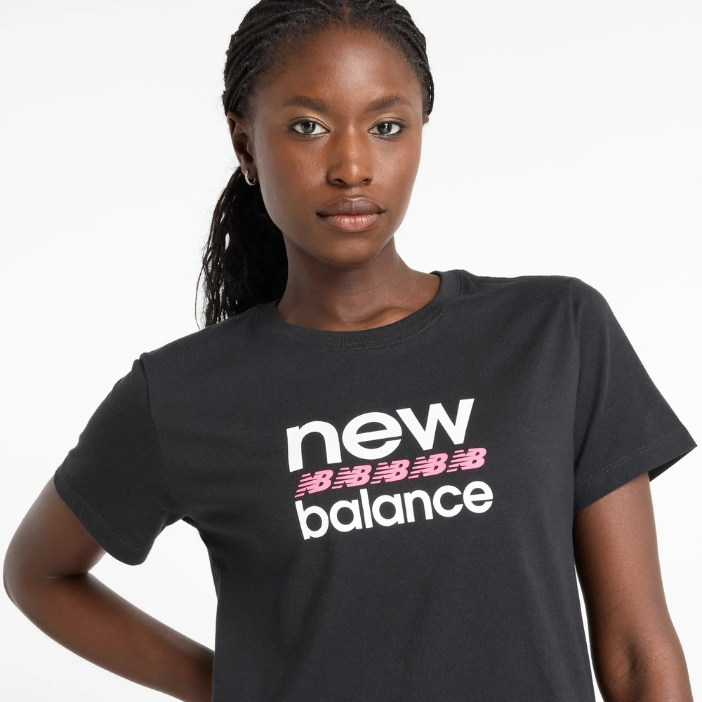 New Balance damen-T-Shirt SPORT GRAPHIC T-SHIRT BK WT51540BK