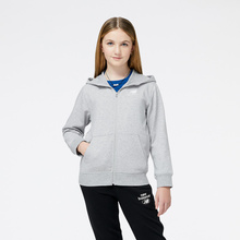 New Balance młodzieżowa bluza z kapturem ESSENTIALS STACKED LOGO FREN AG YJ31536AG