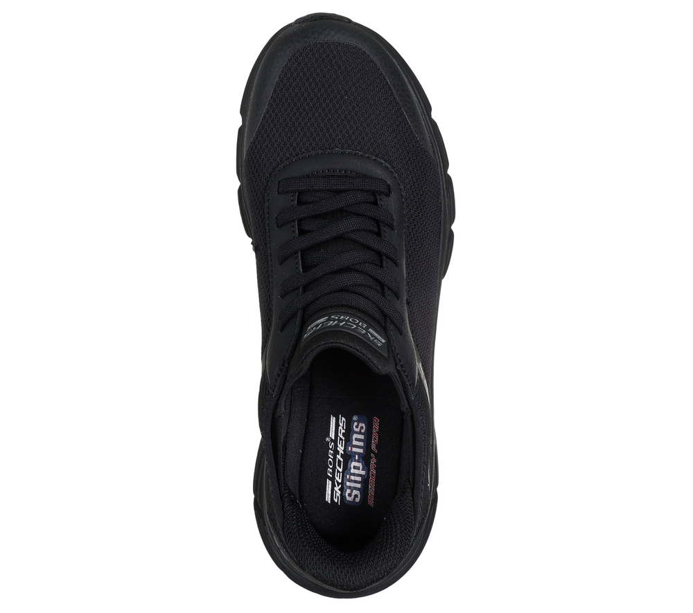 Skechers Damen Turnschuhe BOBS B FLEX HI LINEAR FORCE 117391 BBK