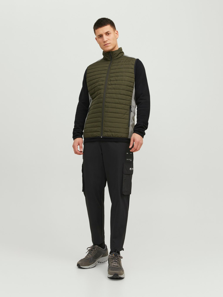 Jack & Jones pikowana kamizelka JJEMULTI BODYWARMER COLLAR NOOS 12200684