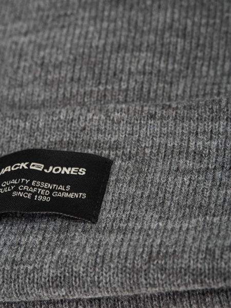 Jack&Jones Jacdna Beanie Wintermütze noos 12092815 GREY MELANGE