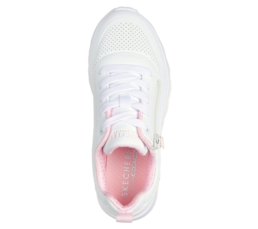 Skechers buty młodzieżowe Uno Lite - Easy Zip310387L WHT white