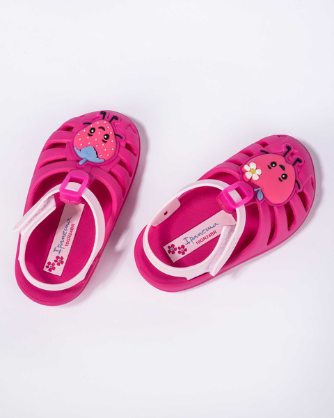 Ipanema dziecięce sandały SUMMER XIV B 83615-BC948 DARK PINK/LIGHT PINK