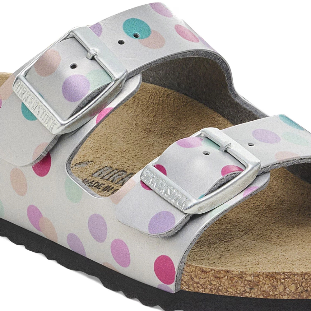 Birkenstock sandały Arizona KIDS BS 1029805 ELECTRIC METALLIC DOST SILVER (szerokość standardowa)