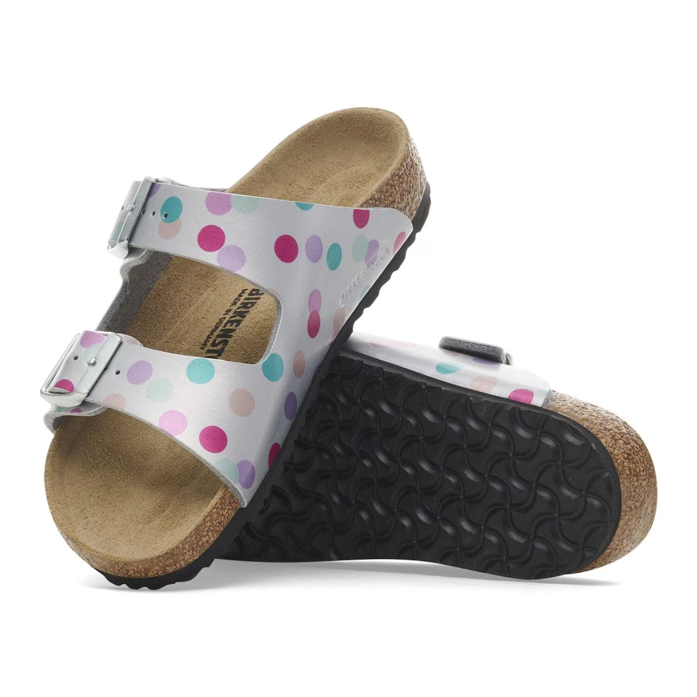 Birkenstock sandały Arizona KIDS BS 1029805 ELECTRIC METALLIC DOST SILVER (szerokość standardowa)