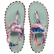 Gumbies - women's Slingback flip flops - Mint/Pink