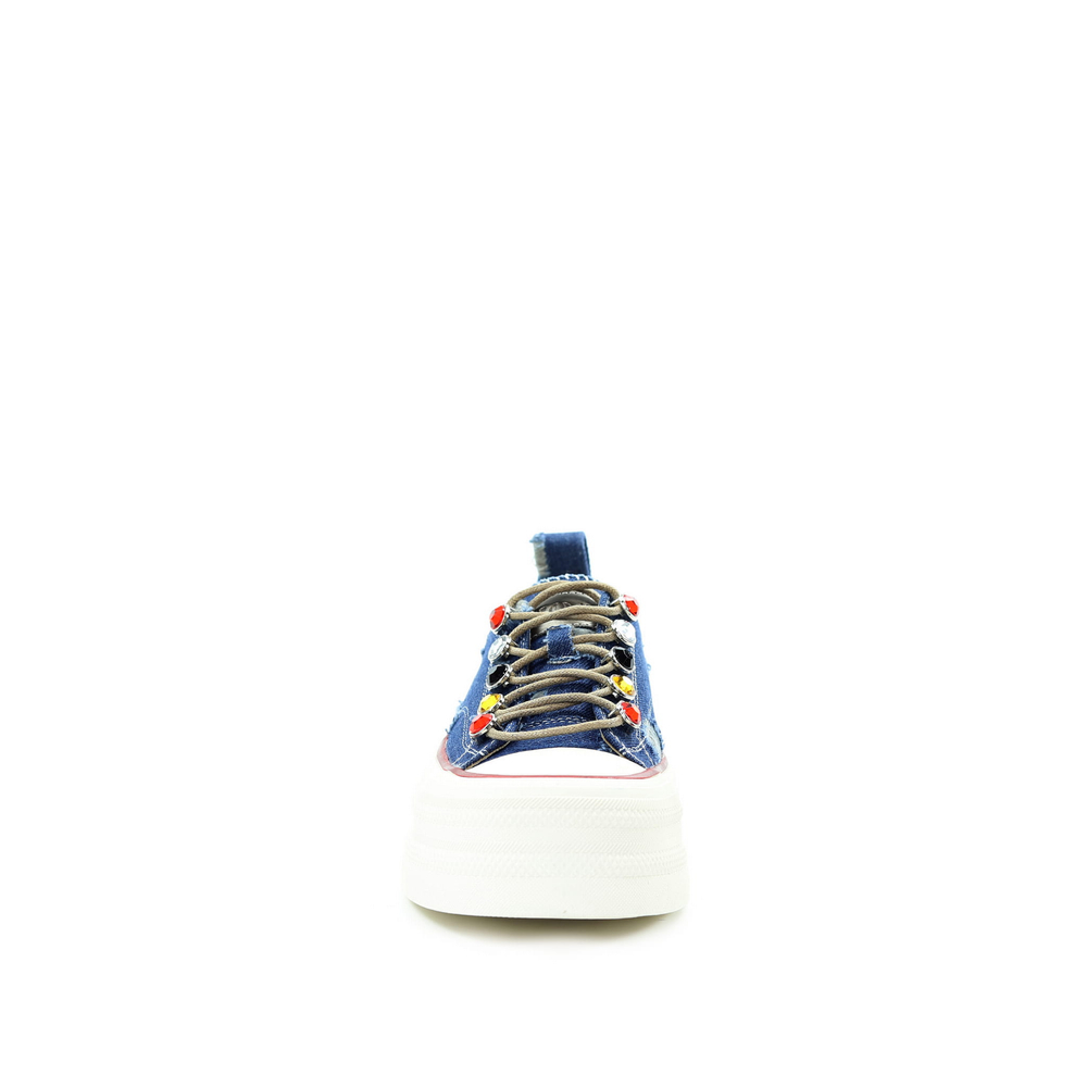 GOE Frauen Blau Turnschuhe RR2N4103 DENIM