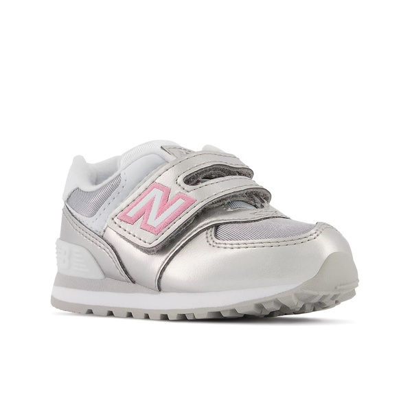 New Balance children's shoes for toddlers IV574LF1 - Velcro fastening - silver