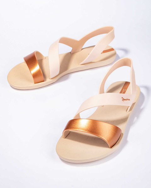 Ipanema damskie sandały Vibe Sandal Fem 82429 26049 - beżowe