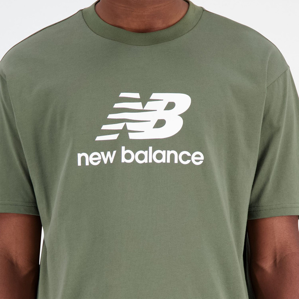New Balance koszulka ESSENTIALS STACKED LOGO CO DON MT31541DON