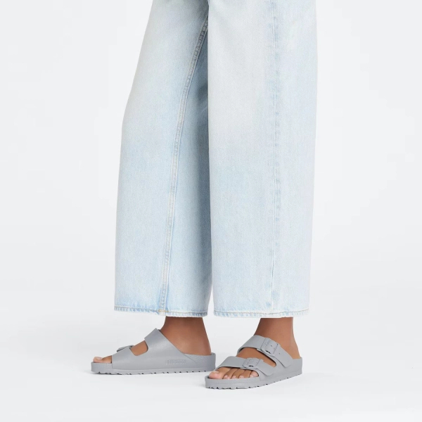 Birkenstock women's Arizona EVA flip-flops 1027592 STONE COIN (narrow width)