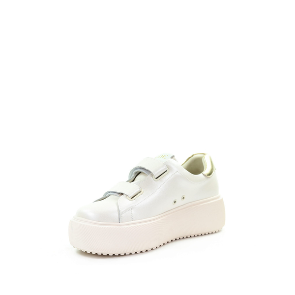 GOE Women's Beige Sneakers RR2N4018 BEIGE METALLIC