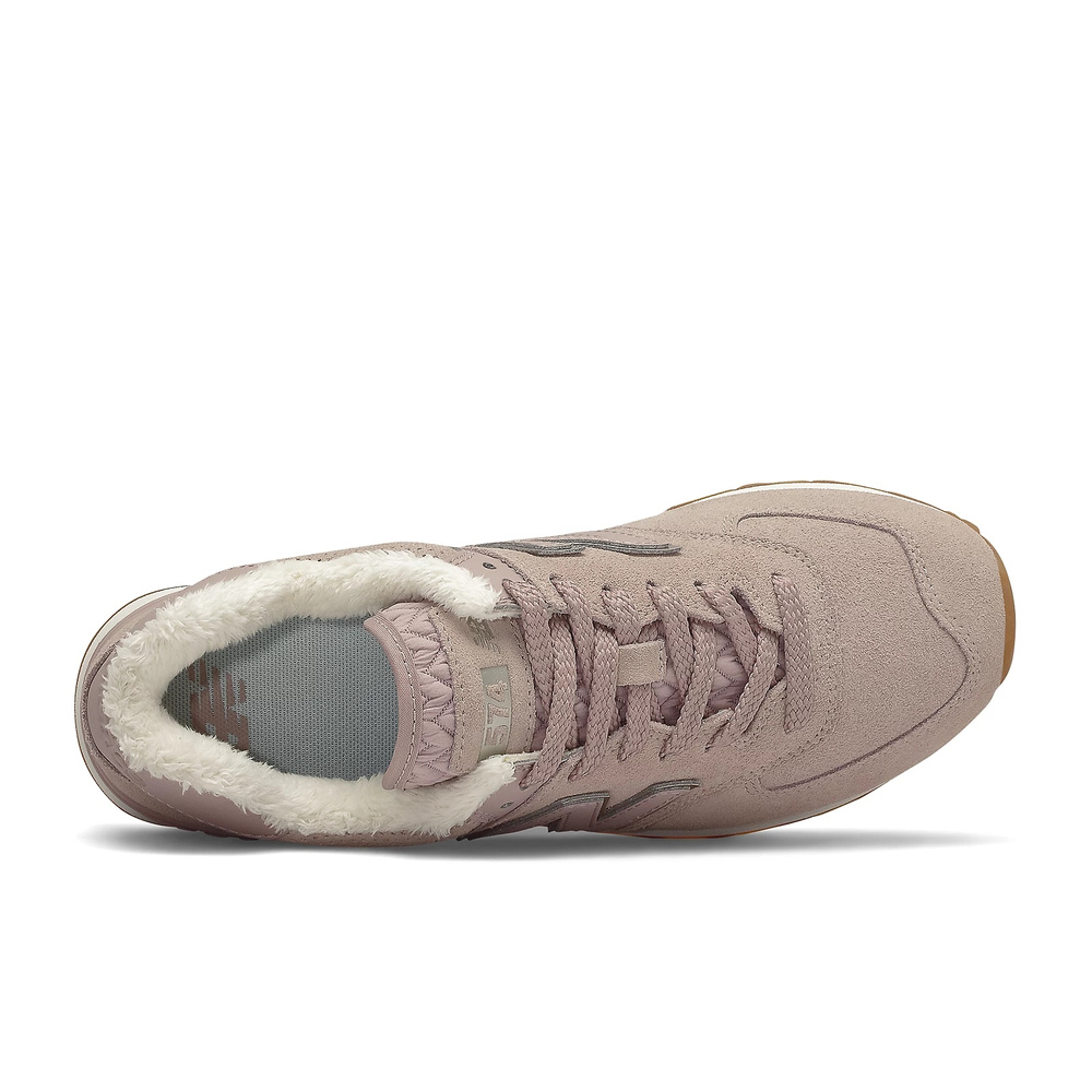 New Balance damskie buty sneakersy ocieplane WL574LW2 - różowe