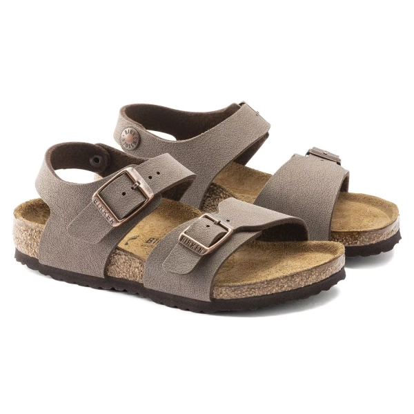 Birkenstock sandals NEW YORK KIDS BS 0087781 MOCCA (standard width)