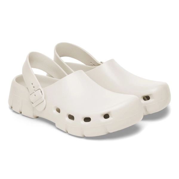 Birkenstock Clogs BIRKI FLOW EVA 1027706 EGGSHELL (Standardweite)