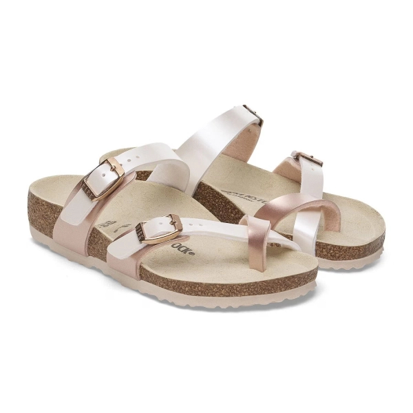 Birkenstock klapki Mayari KIDS 1029348 Electric Metallic Pearl/Copper (szerokość standardowa) 