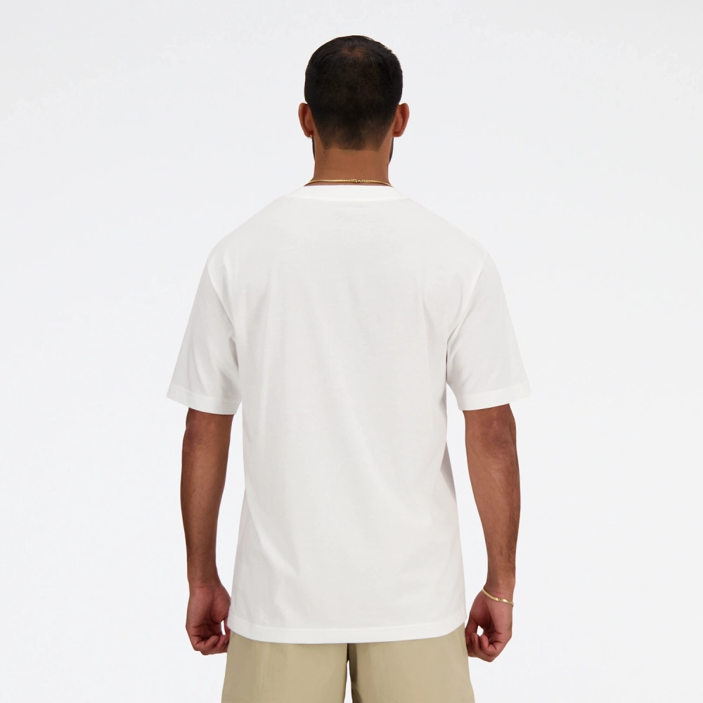 New Balance Herren-T-Shirt S/S SMALL LOGO WT MT41509WT