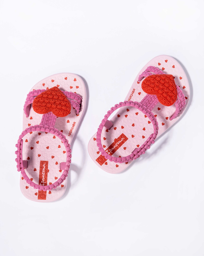 Ipanema dziecięce sandały MY FIRST BAB 81997-BC815 PINK/PINK/RED