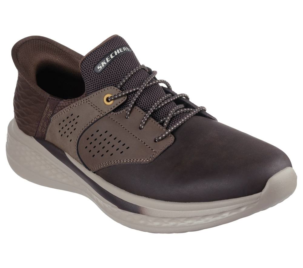 Skechers Herren SLADE-MACKLIN 210890 CHOC Turnschuhe