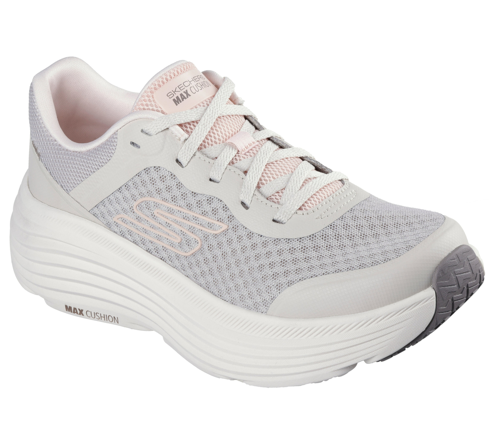 Skechers Damen Max Cushioning Endeavour Laufschuhe 129470 NAT beige