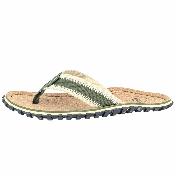 Gumbies - unisex CORKER flip flops - KHAKI
