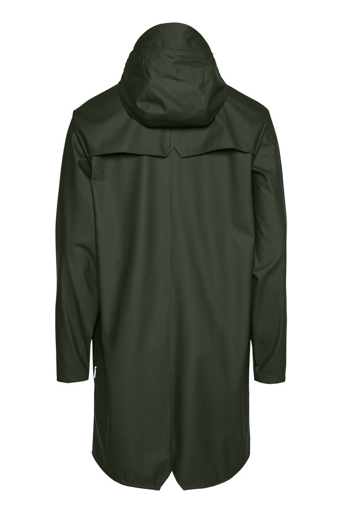 Rains unisex rain jacket LONG JACKET 12020 03 GREEN