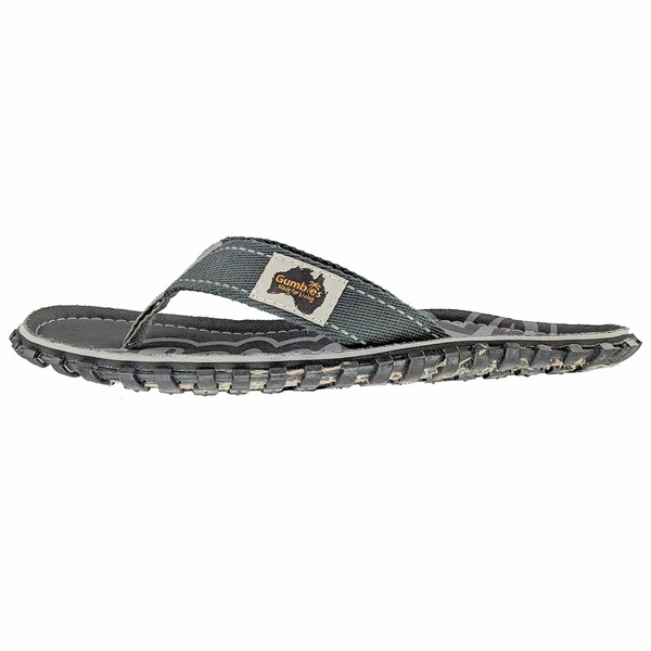 Gumbies - ISLANDER unisex flip flops - COOL GREY