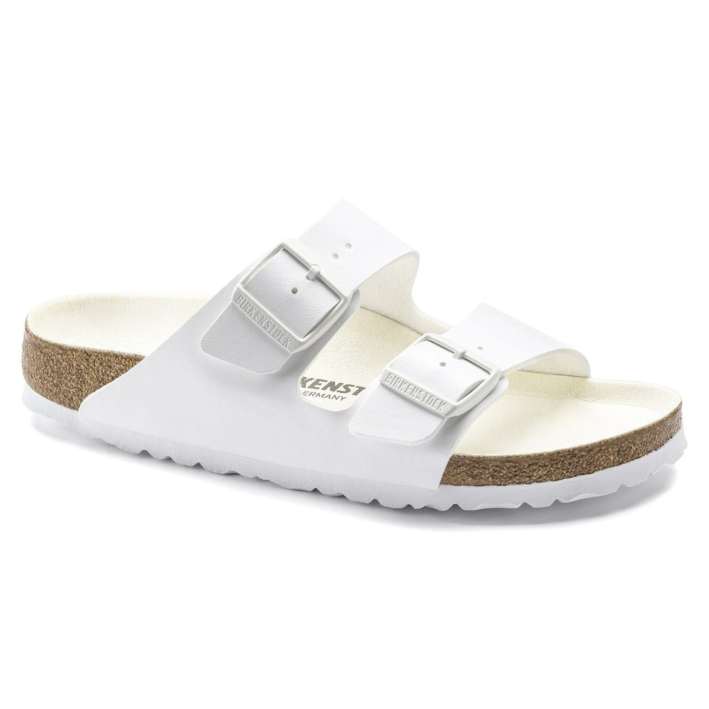 Birkenstock flip-flops Arizona BS 1019046 TRIPLES WHITE (narrow width)