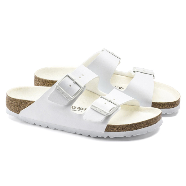 Birkenstock flip-flops Arizona BS 1019046 TRIPLES WHITE (narrow width)