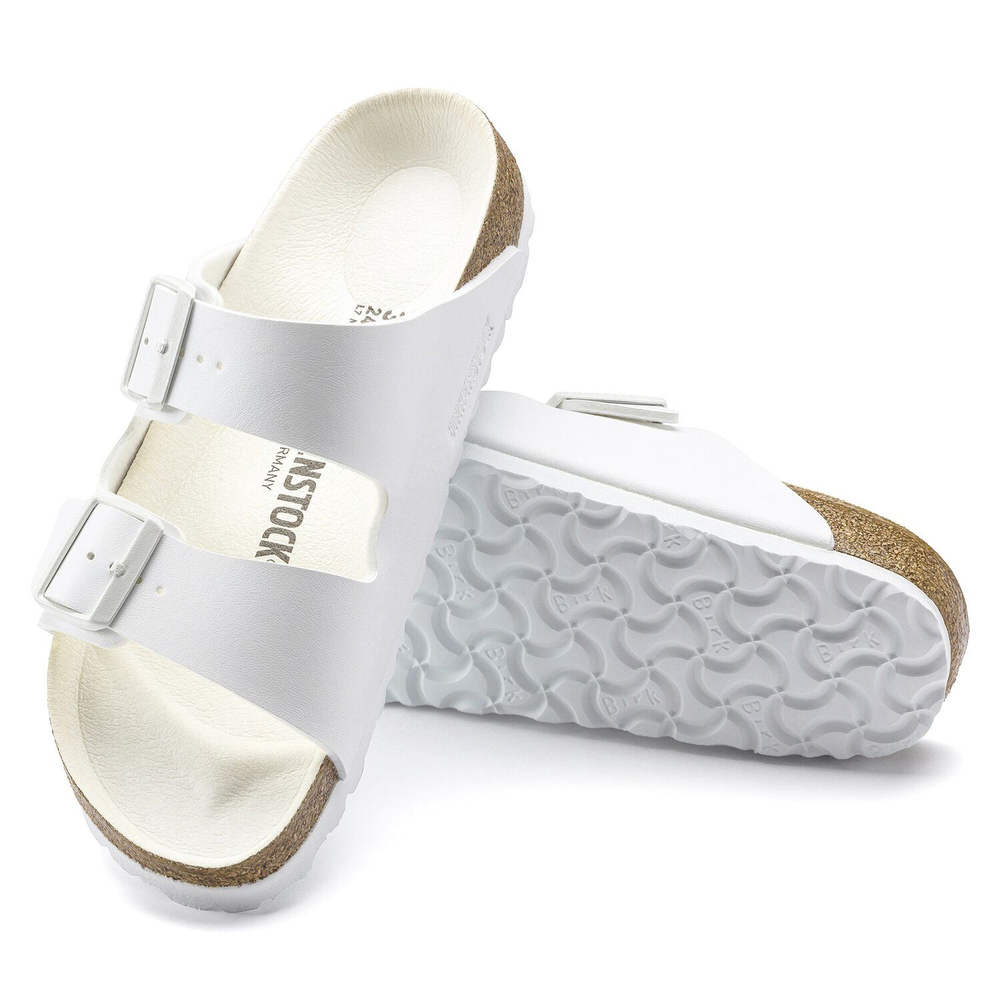 Birkenstock flip-flops Arizona BS 1019046 TRIPLES WHITE (narrow width)