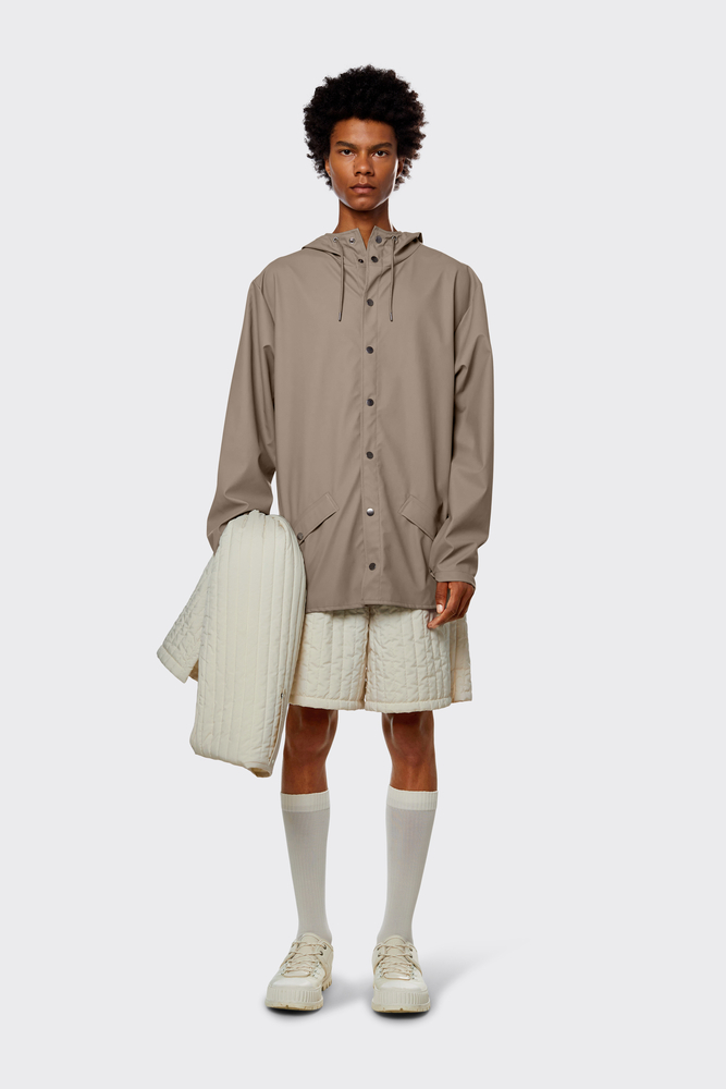 Rains kurtka przeciwdeszczowa unisex JACKET 12010 17 TAUPE