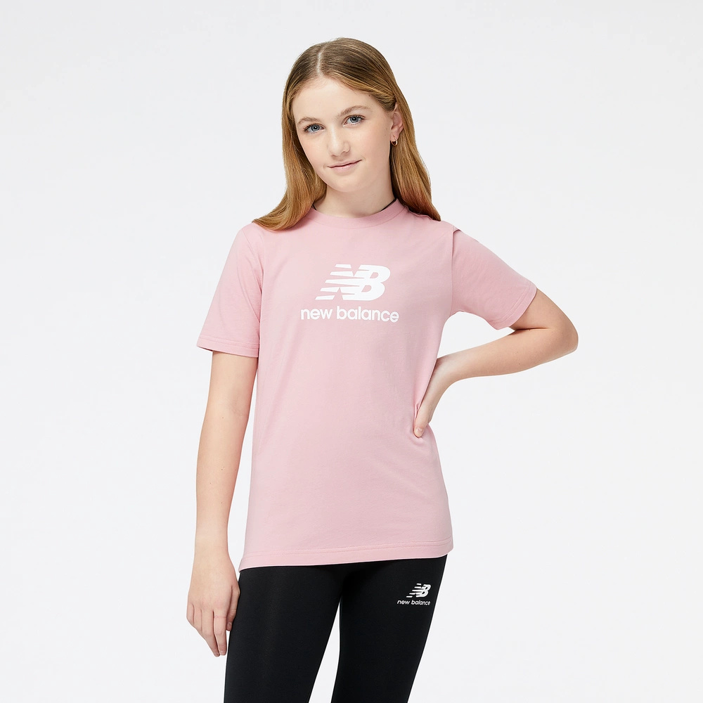 New Balance koszulka dziecięca ESSENTIALS STACKED LOGO CO HAO YT31541HAO